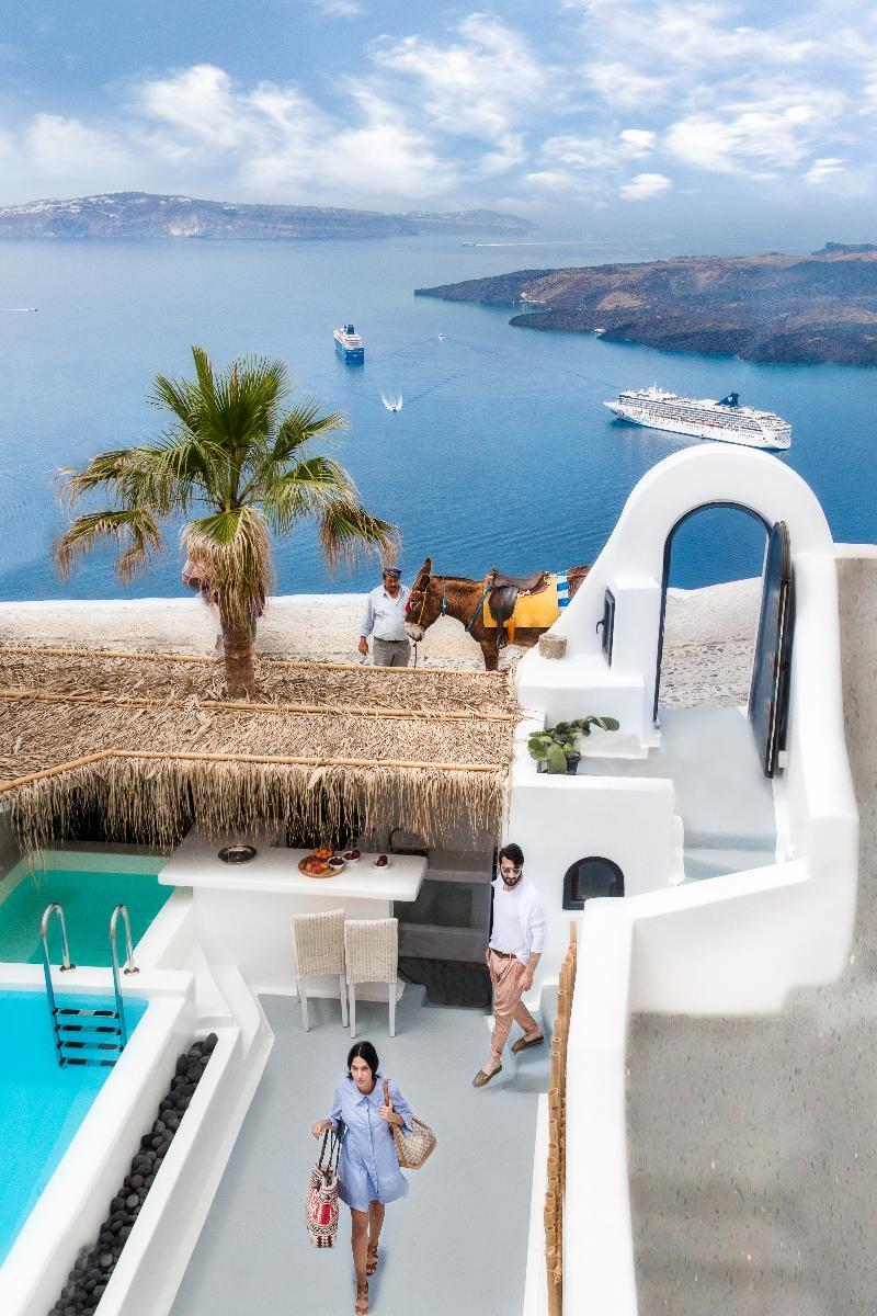 Opera Mansion Santorini Villa Fira  Exterior foto